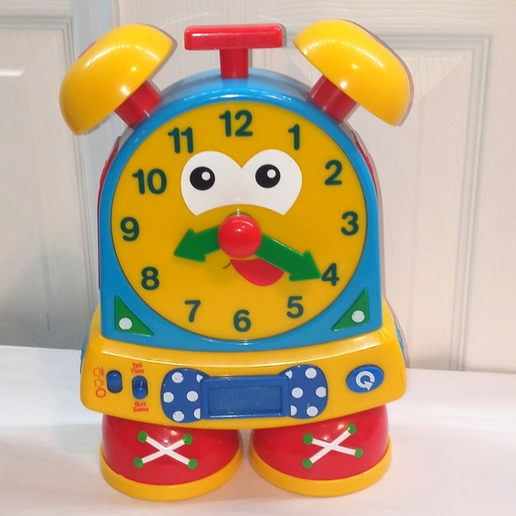 Learning Journey Toys The Learning Journey Tellie The Talking Interactive Clock Game Poshmark
